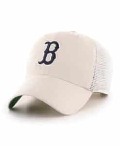 Boston Red Sox 47 Brand Trawler Bone Clean Up Mesh Snapback Hat