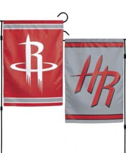 Houston Rockets 12.5"x18" 2 Sided Garden Flag