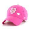 New York Mets KIDS Girls 47 Brand Pink Sugar Sweet MVP Adjustable Hat