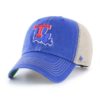 Louisiana Tech Bulldogs 47 Brand Trawler Blue Clean Up Mesh Snapback Hat