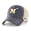 Navy Midshipmen 47 Brand Trawler Vintage Navy Clean Up Mesh Snapback Hat