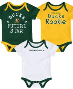 Oregon Ducks 3 Pack Future Star Onesie Creeper Set