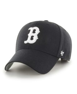 Boston Red Sox 47 Brand Black White MVP Adjustable Hat
