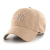 New York Yankees 47 Brand All Khaki Suede Clean Up Adjustable Hat