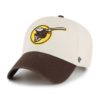 San Diego Padres 47 Brand Classic Bone Brown Clean Up Adjustable Hat