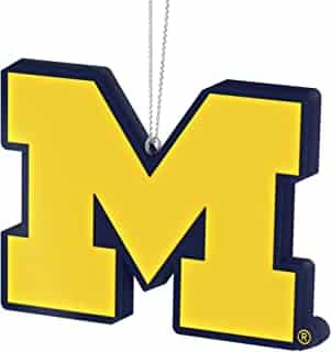 Michigan Wolverines Resin Logo Ornament