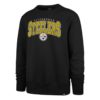 Pittsburgh Steelers Men's 47 Brand Black Crew Long Sleeve Pullover