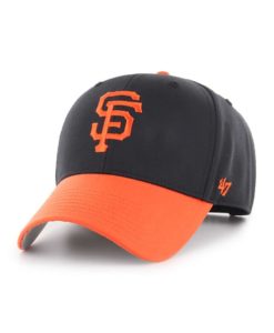San Francisco Giants INFANT 47 Brand Black Orange MVP Stretch Fit Hat