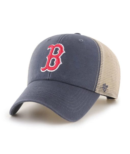 Boston Red Sox 47 Brand Vintage Navy MVP Mesh Snapback Hat