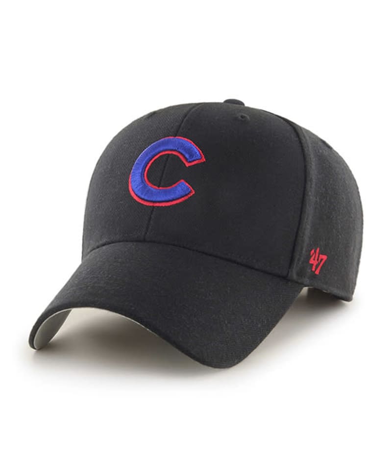 black and blue cubs hat