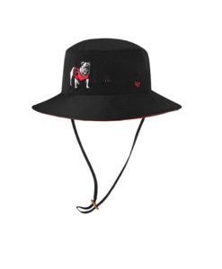 Georgia Bulldogs 47 Brand Panama Classic Black Bucket Hat