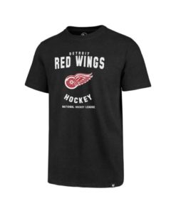 Detroit Red Wings Men's 47 Brand Black Club T-Shirt Tee