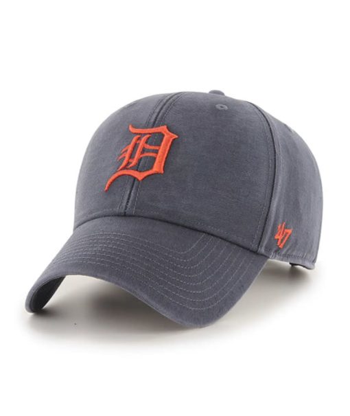 Detroit Tigers 47 Brand Road Vintage Navy Legend MVP Adjustable Hat