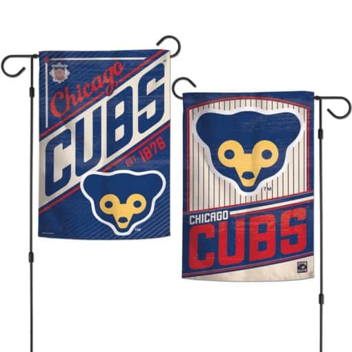 Chicago Cubs 12.5″x18″ 2 Sided Cooperstown Garden Flag