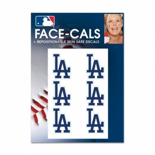 Los Angeles Dodgers Temporary Tattoos Face Cals