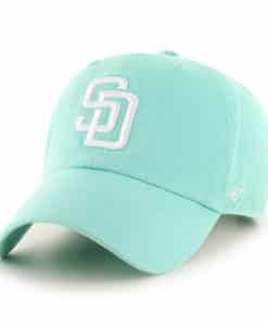 San Diego Padres Women's 47 Brand Tiffany Blue Clean Up Adjustable Hat