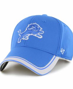 Detroit Lions 47 Brand Blue Raz Grind MVP Adjustable Hat