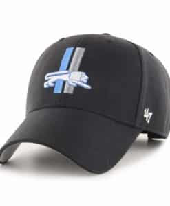 Detroit Lions 47 Brand Classic Black MVP Adjustable Hat