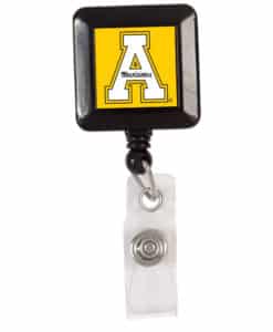 Appalachian State Mountaineers Yellow Retractable Badge Holder