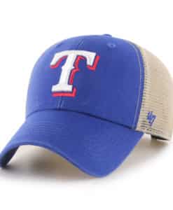 Texas Rangers 47 Brand Blue MVP Mesh Snapback Hat