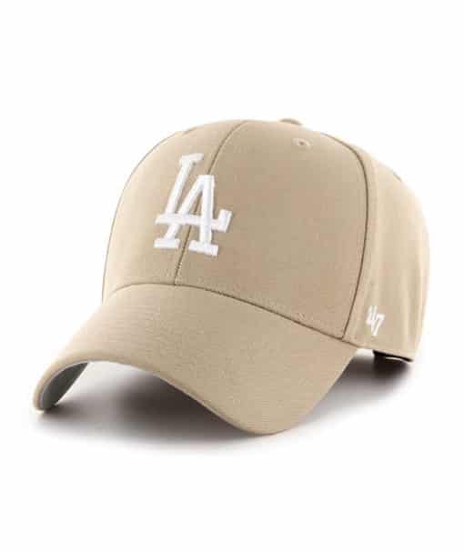 Los Angeles Dodgers 47 Brand Khaki MVP Adjustable Hat