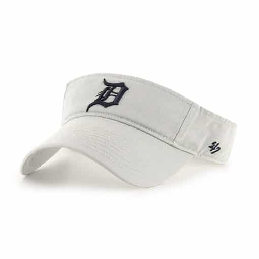 Detroit Tigers 47 Brand Gray VISOR Clean Up Adjustable Hat
