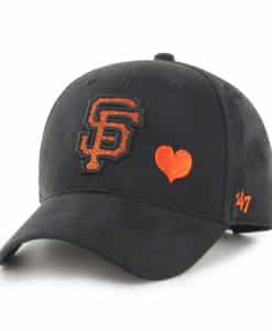 San Francisco Giants YOUTH 47 Brand Black Sugar Sweet MVP Adjustable Hat