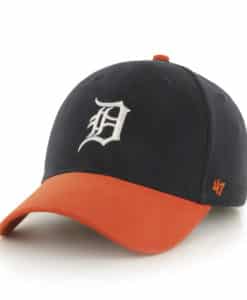 Detroit Tigers INFANT 47 Brand Navy Orange Stretch Fit Hat