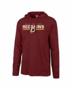 Washington Redskins Men's 47 Brand End Line Crimson Pullover Hoodie