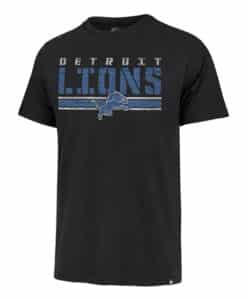 Detroit Lions 47 Brand Men's Flint Black T-Shirt Tee