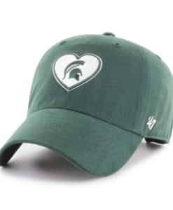 Michigan State Spartans Women's 47 Brand Dark Green Courtney Clean Up Adjustable Hat