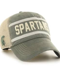 Michigan State Spartans 47 Brand Bottle Green Juncture Clean Up Snapback Hat
