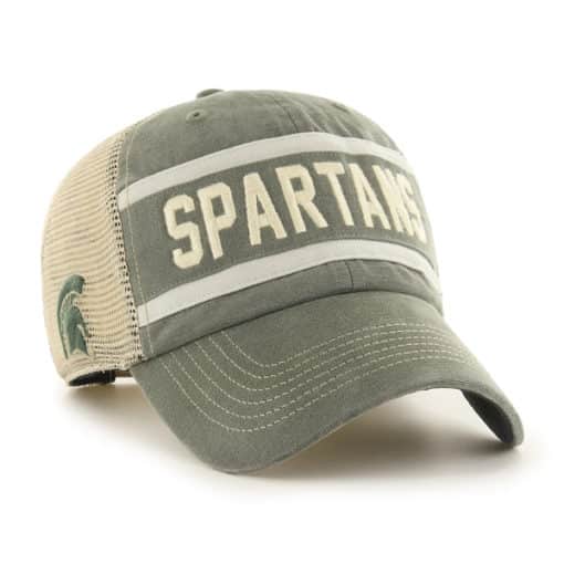 Michigan State Spartans 47 Brand Bottle Green Juncture Clean Up Snapback Hat