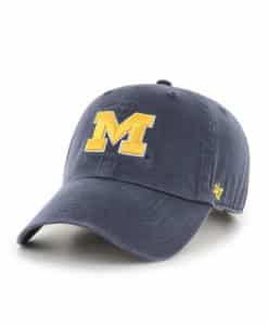 Michigan Wolverines KIDS 47 Brand Vintage Navy Clean Up Adjustable Hat