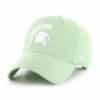 Michigan State Spartans Women's 47 Brand Hemlock Green Clean Up Adjustable Hat