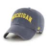Michigan Wolverines Women's 47 Brand Vintage Navy Script Clean Up Adjustable Hat
