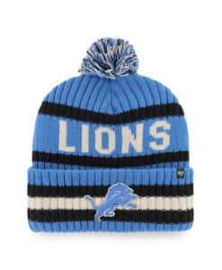 Detroit Lions 47 Brand Blue Raz Bering Cuff Knit Hat
