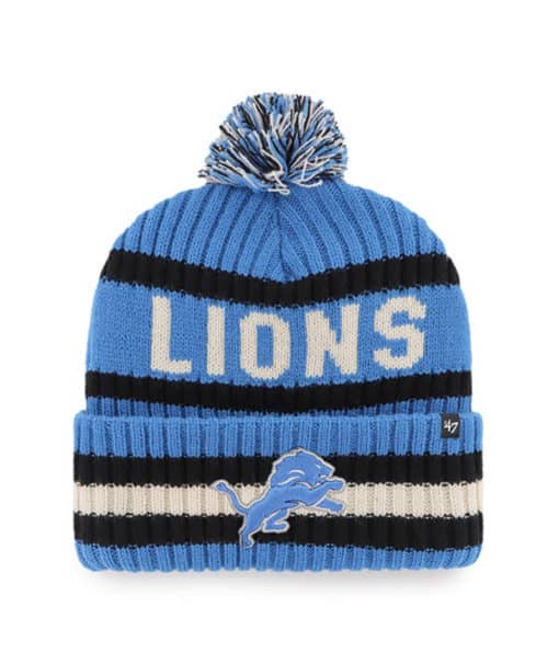 Detroit Lions 47 Brand Blue Raz Bering Cuff Knit Hat