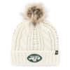 New York Jets Women's 47 Brand White Cream Meeko Cuff Knit Hat