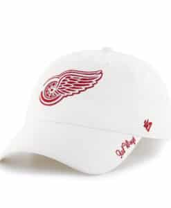 Detroit Red Wings Women's 47 Brand Miata White Clean Up Adjustable Hat