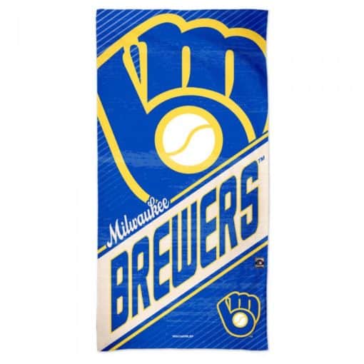 Milwaukee Brewers 30" x 60" Cooperstown Spectra Beach Towel