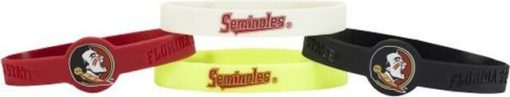 Florida State Seminoles Bracelets 4 Pack Silicone