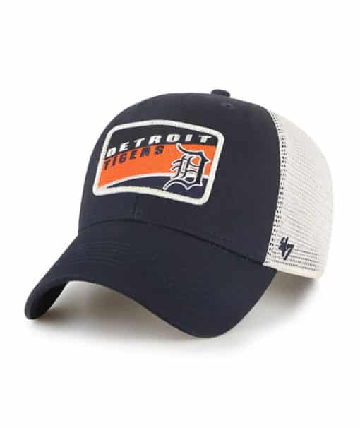Detroit Tigers YOUTH 47 Brand Topher Navy MVP Mesh Adjustable Hat