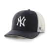 New York Yankees 47 Brand Trucker Navy White Mesh Snapback Hat