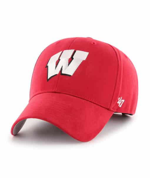 Wisconsin Badgers YOUTH 47 Brand Red MVP Adjustable Hat