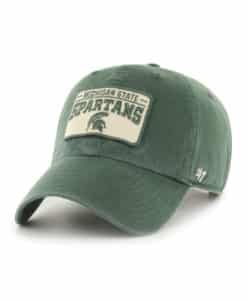 Michigan State Spartans 47 Brand Fairmount Vintage Green Clean Up Adjustable Hat