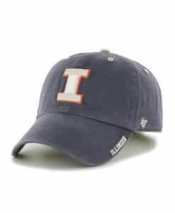 Illinois Fighting Illini 47 Brand Ice Navy Clean Up Adjustable Hat