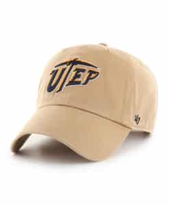 UTEP Miners 47 Brand Khaki Clean Up Adjustable Hat