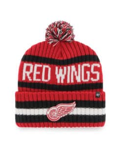Detroit Red Wings 47 Brand Red Bering Cuff Knit Hat
