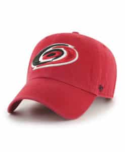 Carolina Hurricanes 47 Brand Red Clean Up Adjustable Hat